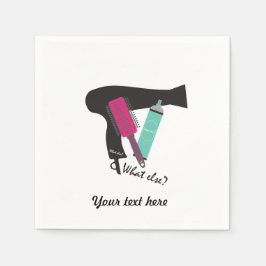 Was sonst noch? Werkzeuge für Haarstyles Serviette