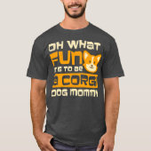 Was Spaß Mommy Design Corgi Weihnachten T-Shirt (Vorderseite)