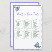 Was steckt in deinem Brautparty-Spiel? (Vorne/Hinten)