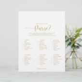 Was steckt in deinem Minimalistischen Brautparty-S (Stehend Vorderseite)