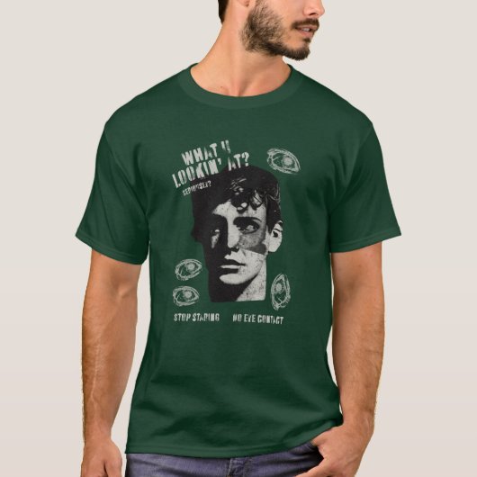 Was Suchst Du Wirklich T-Shirt (Vorderseite)
