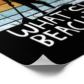 Was Sup Beaches stehen auf Paddling Sup Pun Fun Poster (Ecke)