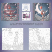 Was Süßes aufklebt Aufkleber (Vorderseite)