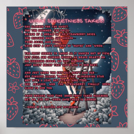 Was Süßigkeit für Gedichte bedeutet Poster