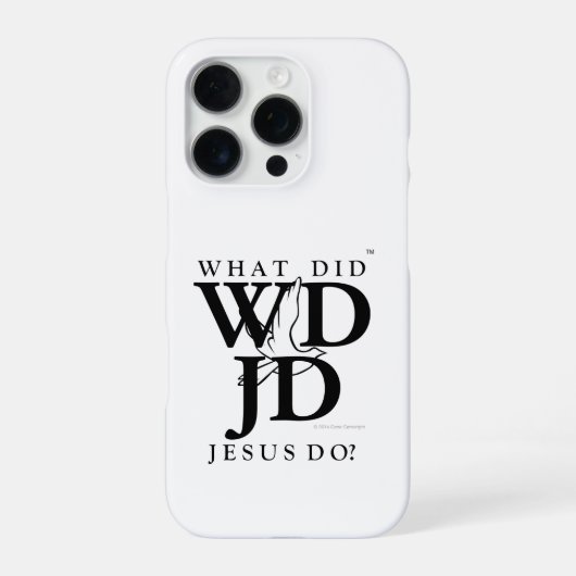 Was tat Jesus? iPhone Hülle (Rückseite)