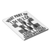 Was Teil von 1.d4 d5 2.c4 Sie nicht verstehen Notizblock (angewinkelt)