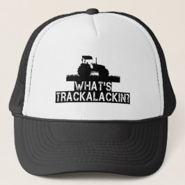 Was Trackalackin lustiger Traktor ist, der Land Truckerkappe