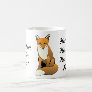 Was trinkt der Fox? Heißer Tee! Tasse