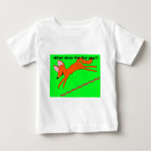 Was tut der Fuchs sagen? Baby T-shirt (Vorderseite)