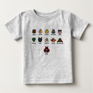 Was tut der Fuchs sagen? Baby T-shirt