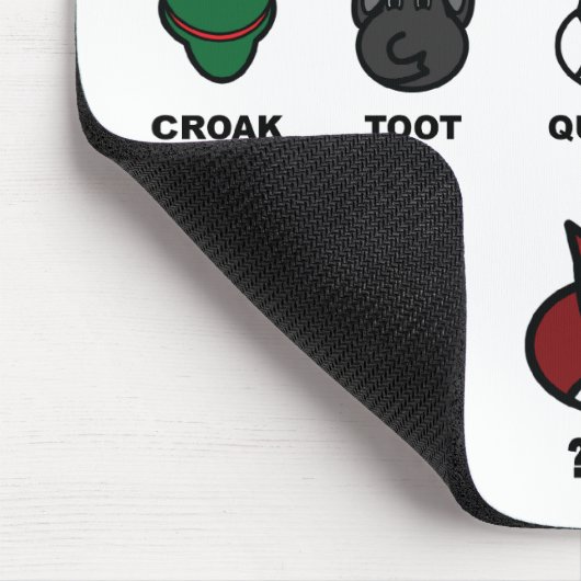 Was tut der Fuchs sagen? Mousepad (Ecke)