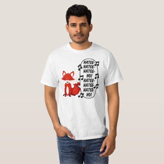 Was tut der Fuchs sagen? T-Shirt (Vorne ganz)