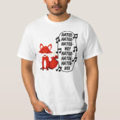 Was tut der Fuchs sagen? T-Shirt (Vorderseite)