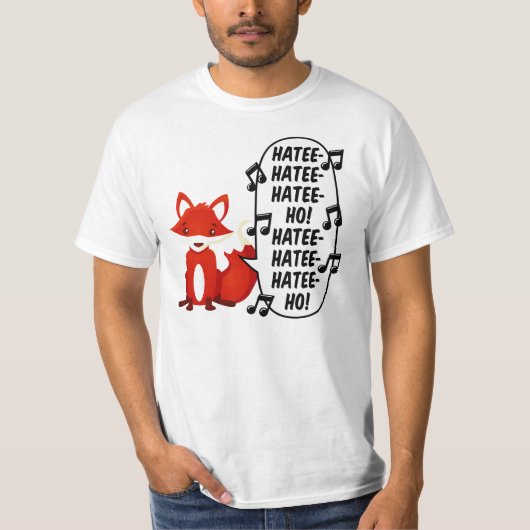 Was tut der Fuchs sagen? T-Shirt (Vorderseite)