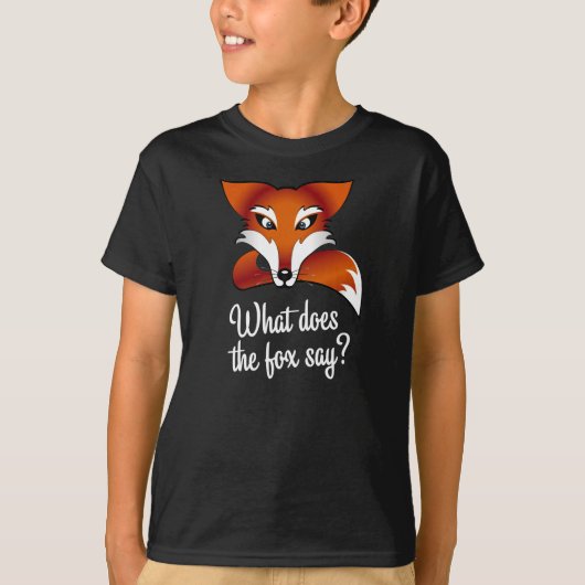 Was tut der Fuchs sagen? T-Shirt (Vorderseite)