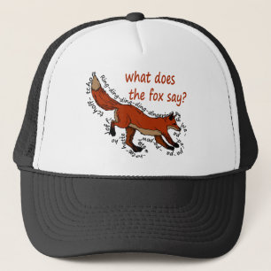 Was tut der Fuchs sagen? Truckerkappe