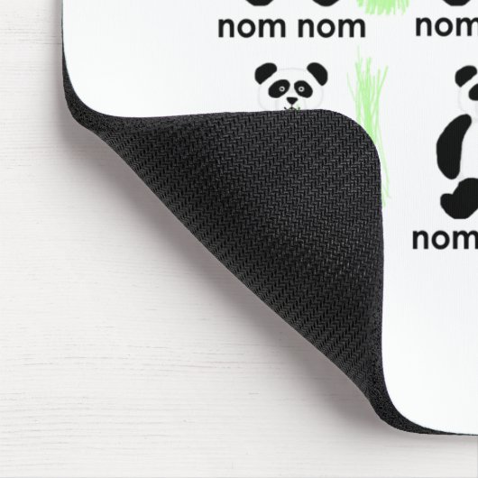 Was tut der Panda sagen? Mousepad (Ecke)