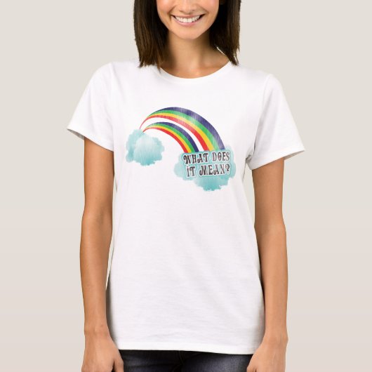 WAS TUT ES GEMEIN?? T-Shirt (Vorderseite)