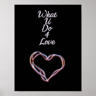 Was U 4 Lieben tun Poster