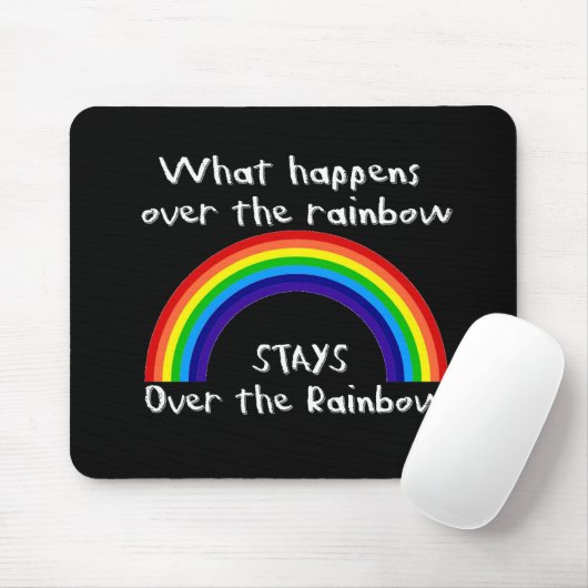 Was über dem Regenbogen… geschieht Mousepad (Mit Mouse)