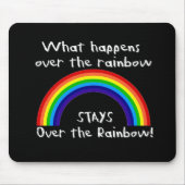 Was über dem Regenbogen… geschieht Mousepad (Vorne)