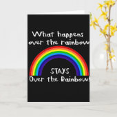 Was über dem Regenbogen passiert... Karte (Gelbe Blume)