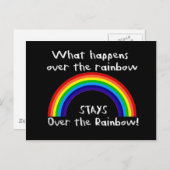 Was über dem Regenbogen passiert... Postkarte (Vorne/Hinten)