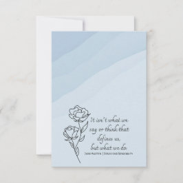 Was uns definiert | Jane Austen Mitteilungskarte