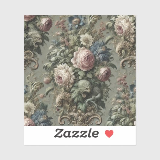 Was unter dem Blut liegt - Gotisch Viktorianisch Aufkleber (Blatt)