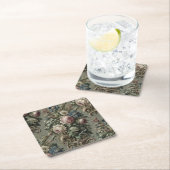 Was unter dem Blut liegt - Gotisch Viktorianisch Rechteckiger Pappuntersetzer (Vor Ort)