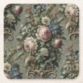 Was unter dem Blut liegt - Gotisch Viktorianisch Rechteckiger Pappuntersetzer (Vorderseite)