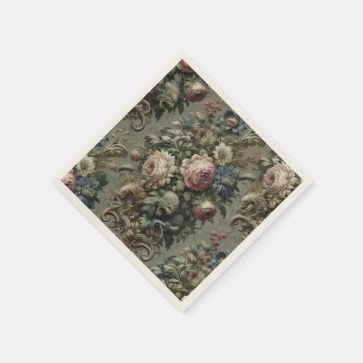 Was unter dem Blut liegt - Gotisch Viktorianisch Serviette (Ecke)