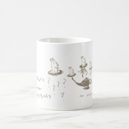 Was unter Meerkats Kaffeetasse (Mittel)