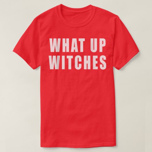 Was-Up-Hexen Halloween T-Shirt (Design vorne)