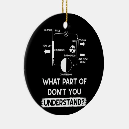 Was versteht man unter HVAC Tech-Techniker? Keramik Ornament (Rechts)