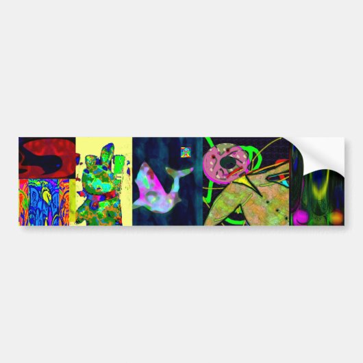 Was versuchen Sie, hier zu sagen? Autoaufkleber (Vorne)