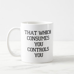 Was verzehrt You-Kontrollen You-Coffee Tasse-White Kaffeetasse