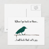 Was Vögel von der Postkarte träumen (Vorne/Hinten)