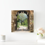 Was vor uns liegt quadratische wanduhr (Zuhause)