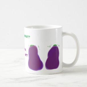 Was war zuerst da? Das Huhn oder die Aubergine? Ta Kaffeetasse