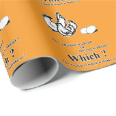 Was war zuerst da? geschenkpapier (Rolleneckpunkt)