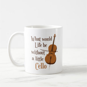 Was wäre das Leben ohne ein kleines Cello? Kaffeetasse