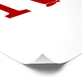 Was wäre das Leben ohne ein kleines Tango-Tanzen? Poster (Ecke)