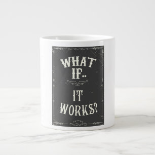 Was wäre wenn...es funktioniert? Inspirierender Sp Jumbo-Tasse