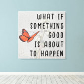 Was wäre, wenn etwas Gutes Leinwand die Kunst (Insitu (Holzboden))