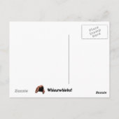 Was wäre, wenn Gott einer von uns wäre? Postkarte (Rückseite)