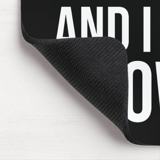 Was wäre, wenn ich ein Roboter wäre und ich es nic Mousepad (Ecke)