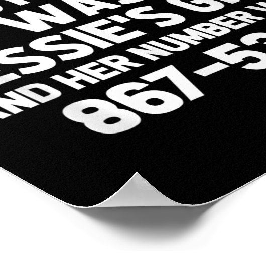 Was wäre, wenn Stacys Mama Jessies Girl wäre? Funn Poster (Ecke)