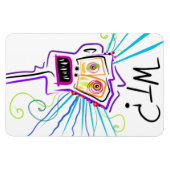 Was? WAS? EMOJI Meemogie Magnet (Horizontal)