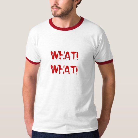 WAS! WAS! T-Shirt (Vorderseite)